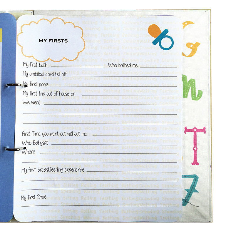 Baby's First Year Journal- Elephant