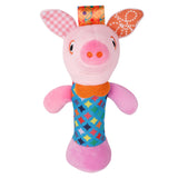 Baby Moo Mr. Piggy Pink Handheld Rattle Toy