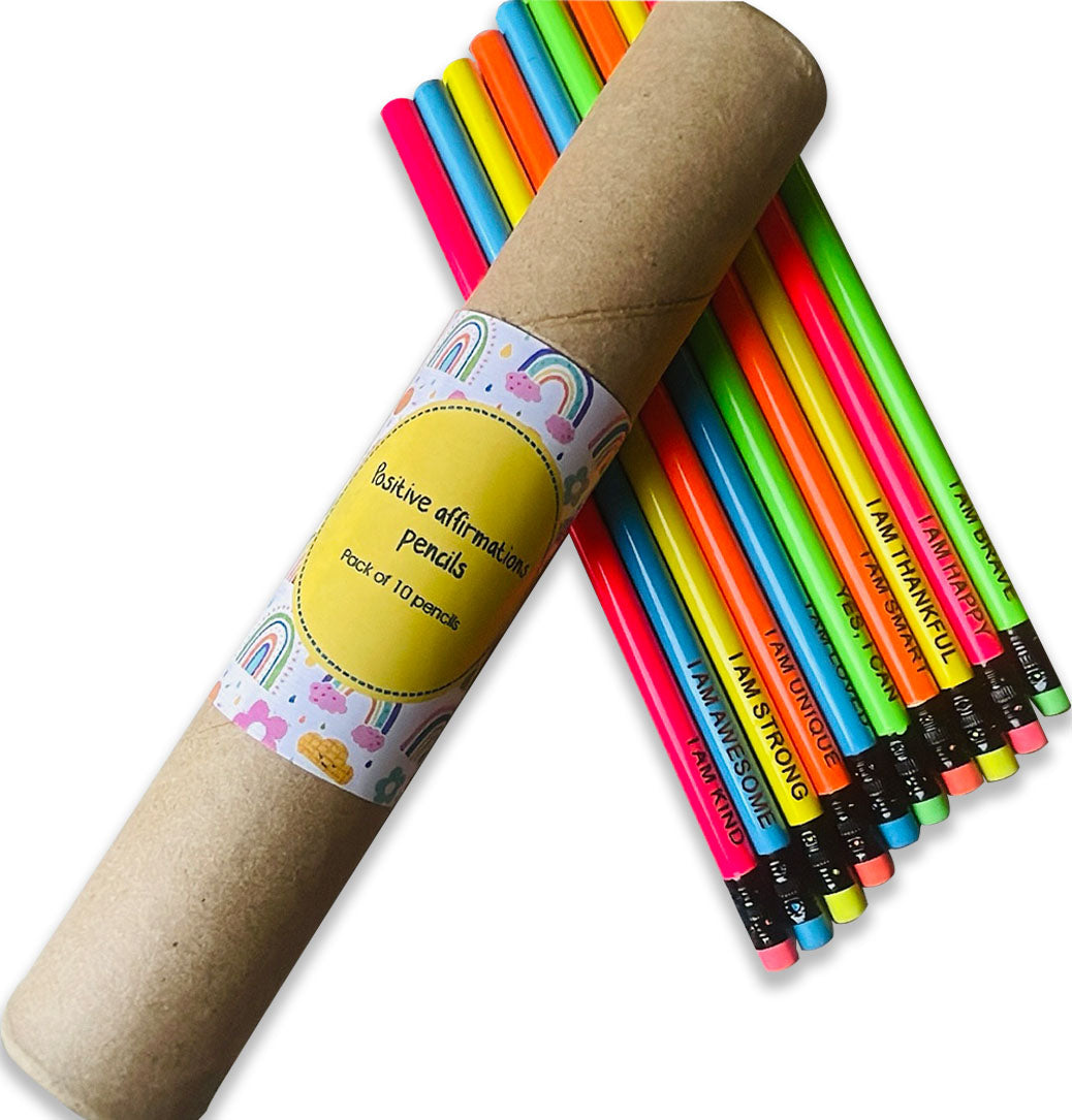 Positive Affirmations Pencils- Pack of 10