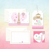 Personalized Stationery Gift Set - Parisian, Set of 24 or 48