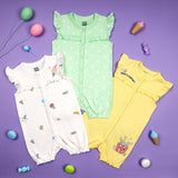 Party Essential Rompers - Pack of 3 (NB, 0-24)