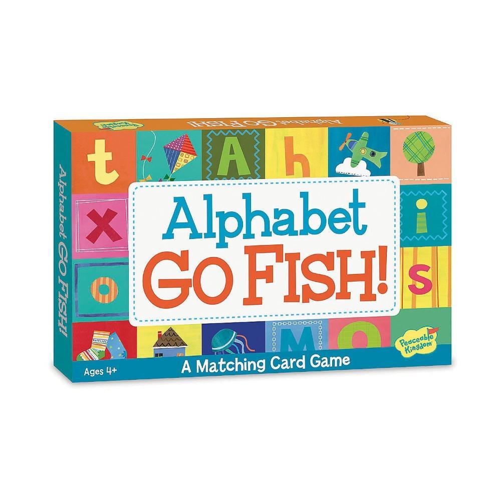 Peaceable Kingdom Alphabet Go Fish! Card Game-Kids Games-Peaceable Kingdom-Toycra