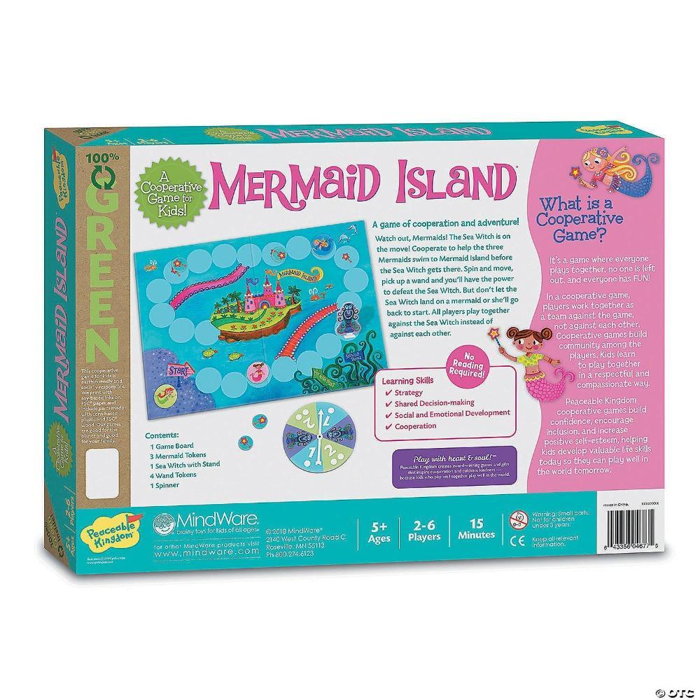 Peaceable Kingdom Mermaid Island Cooperative Game-Kids Games-Peaceable Kingdom-Toycra