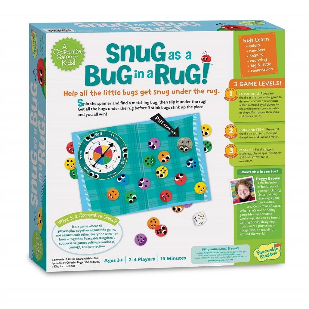 Peaceable Kingdom Snug As A Bug In A Rug-Kids Games-Peaceable Kingdom-Toycra