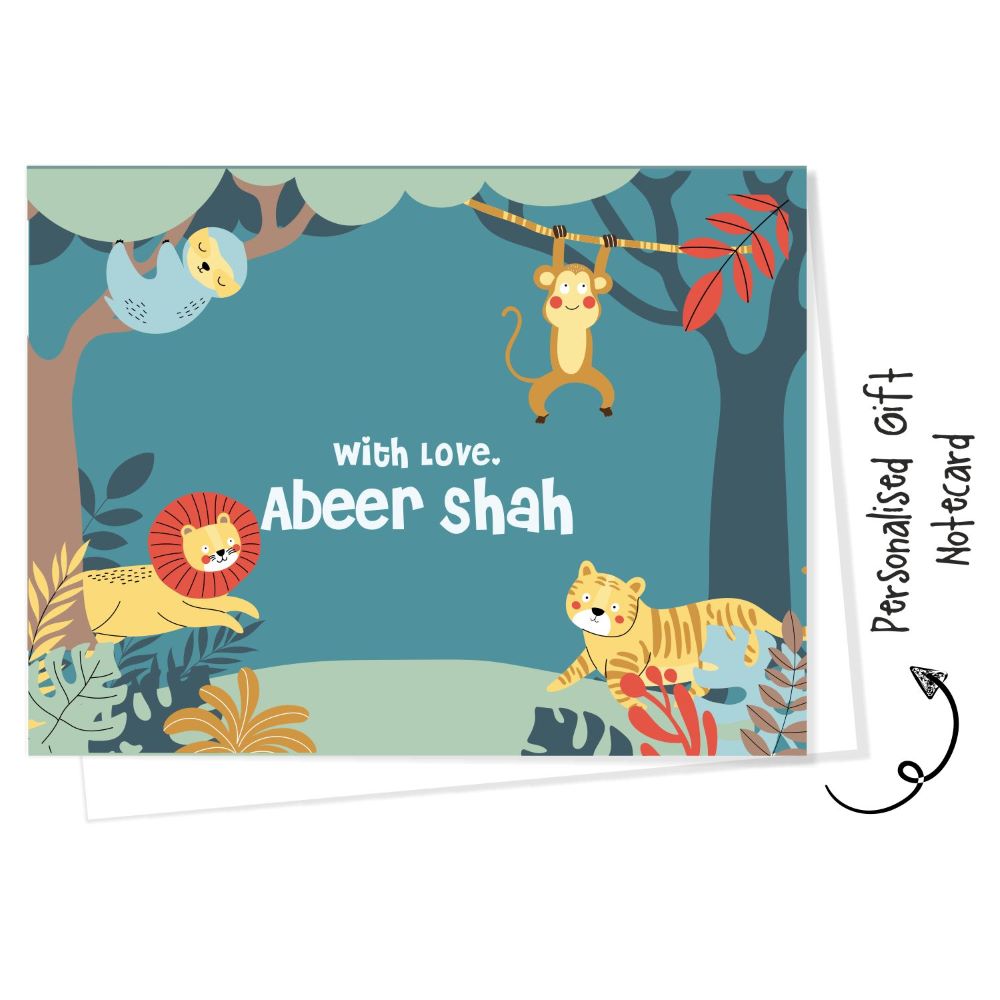 Personalised Gift Notecard -  Animal Kingdom