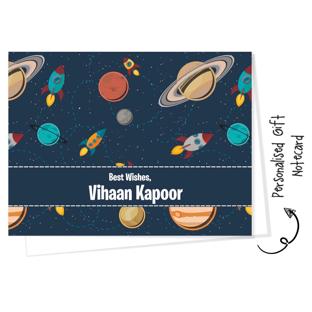 Personalised Gift Notecard - Space