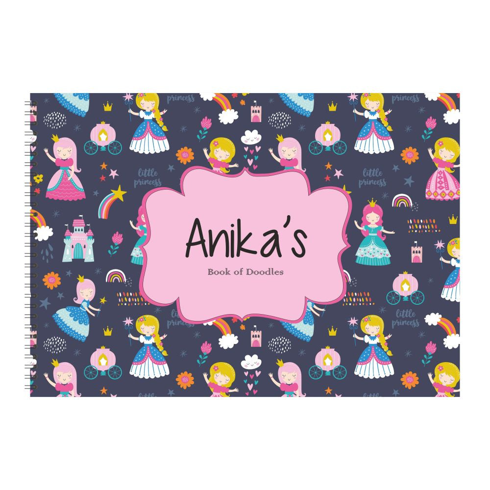 Personalised Sketchbook - Princess