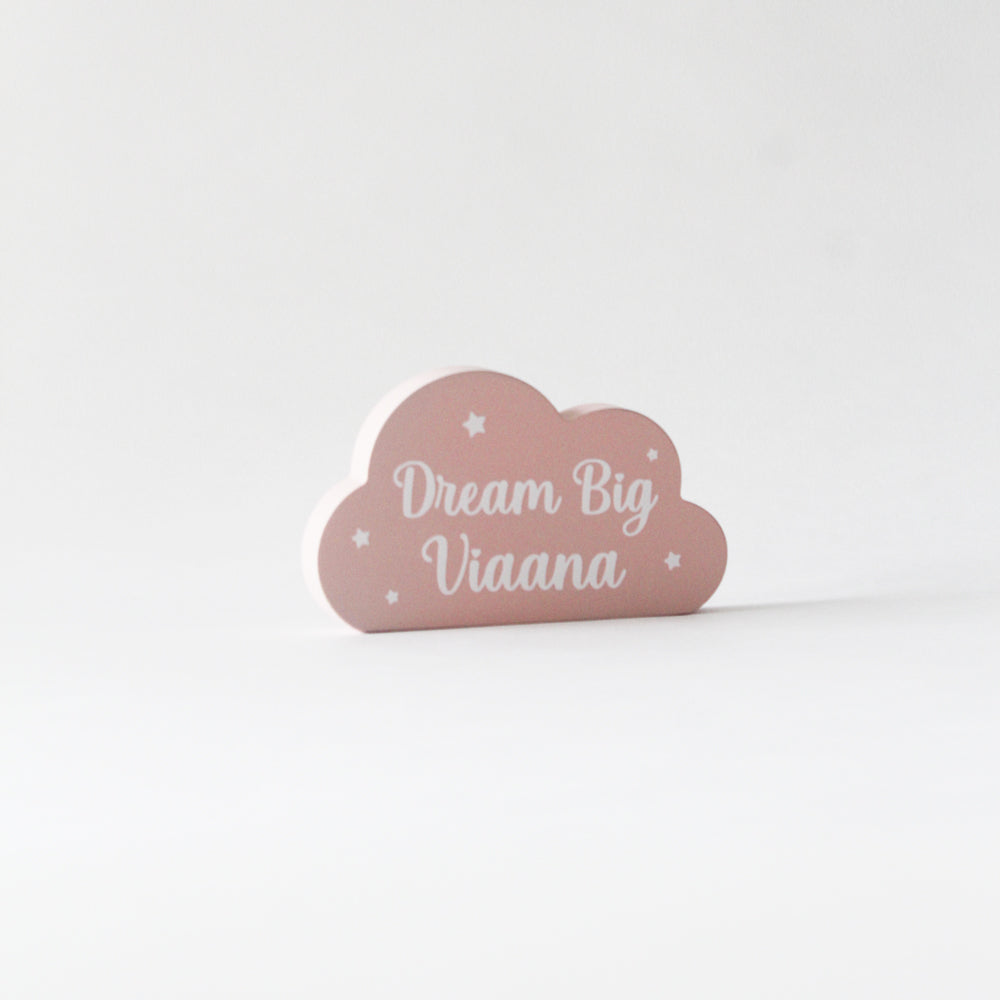 Personalized Dream Big Cloud - Pink