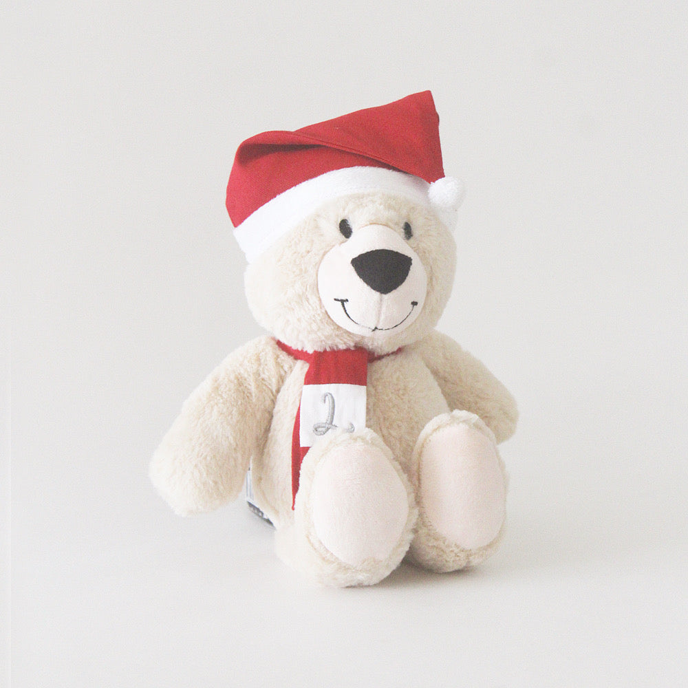 Personalized Christmas Teddy with Cap