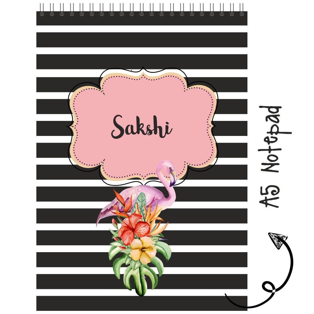 Personalised Notepad - Flamingo