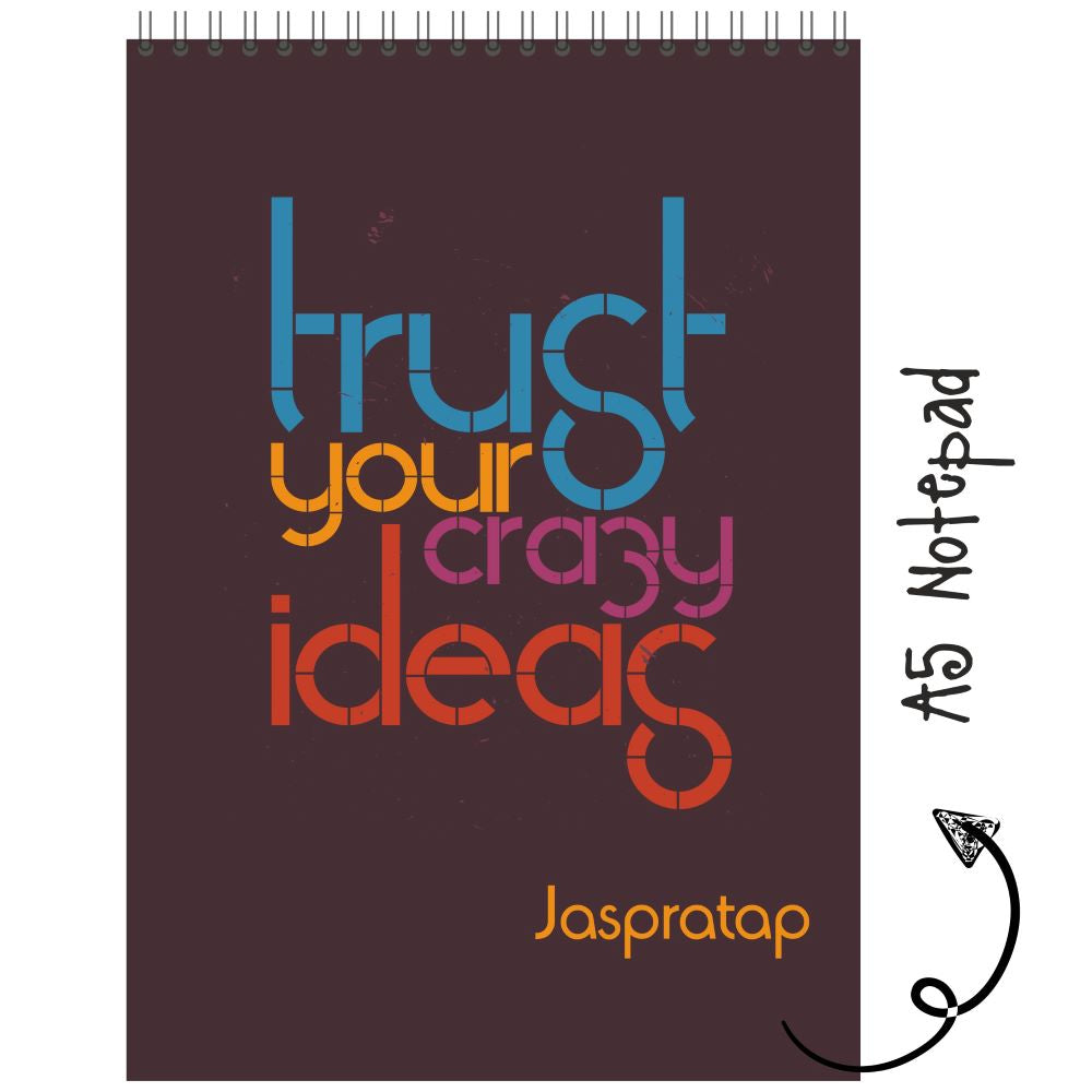 Personalised Notepad - Ideas Quote