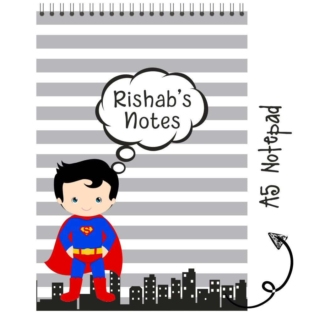 Personalised Notepad - Superman