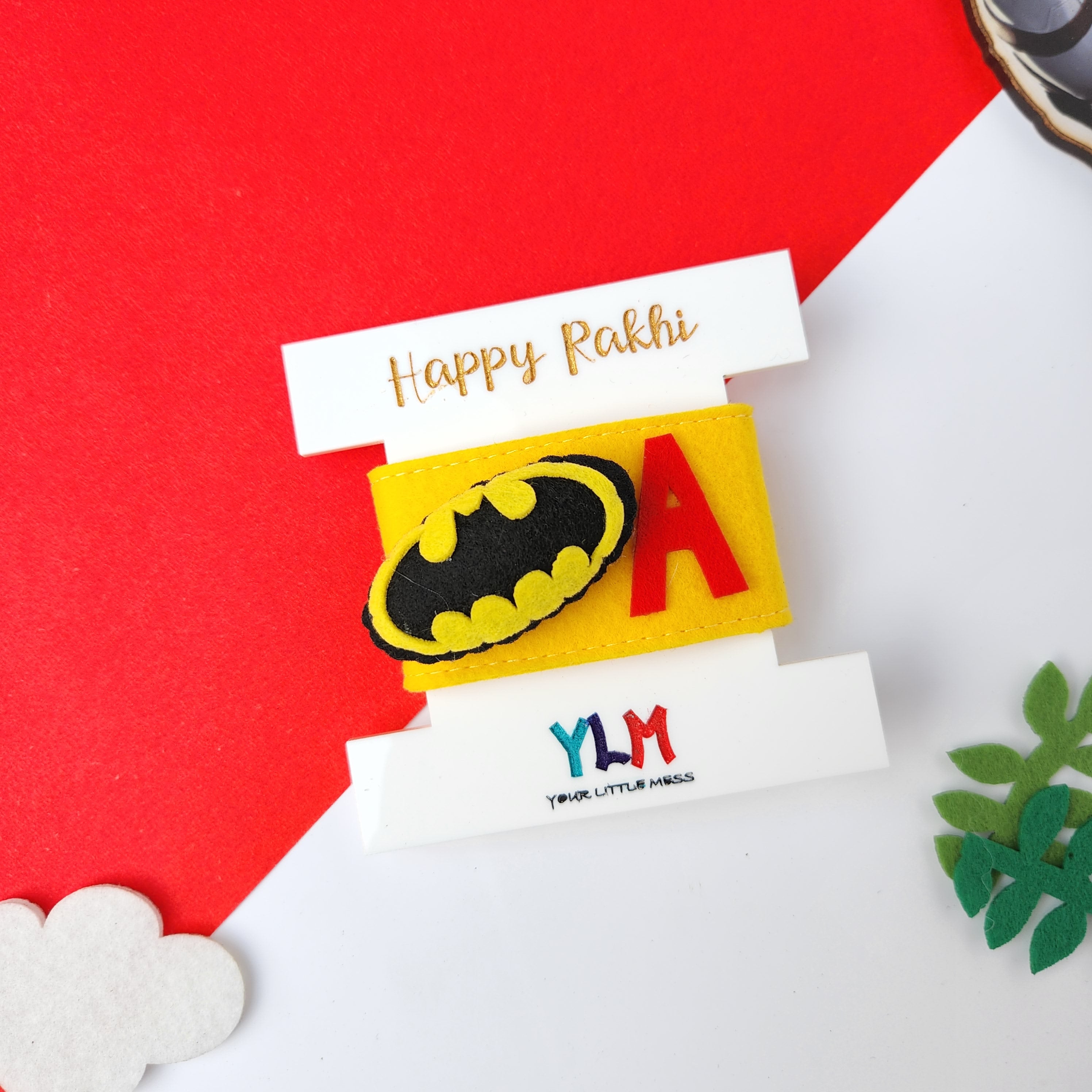 Personalized Wristband Rakhi - Batman