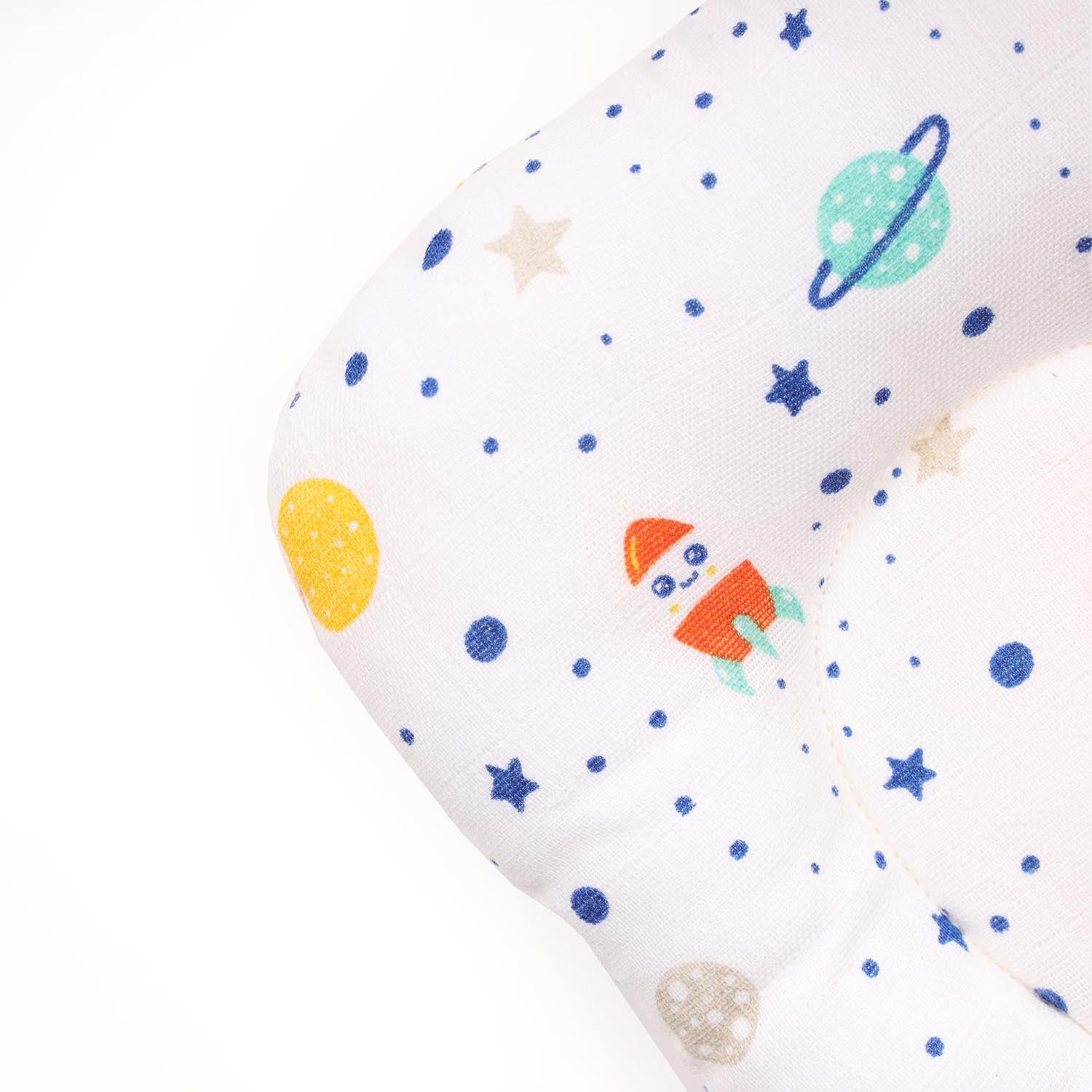 Kicks & Crawl - Space Explorer Organic Baby Pillow