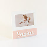 Personalized Square Frame - Pink