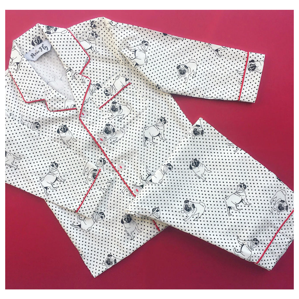 Kid's Pyjama Set - Pug