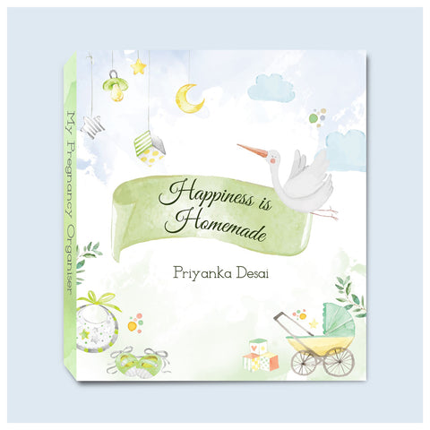 Personalised Pregnancy Organiser- Happiness Is Homemade