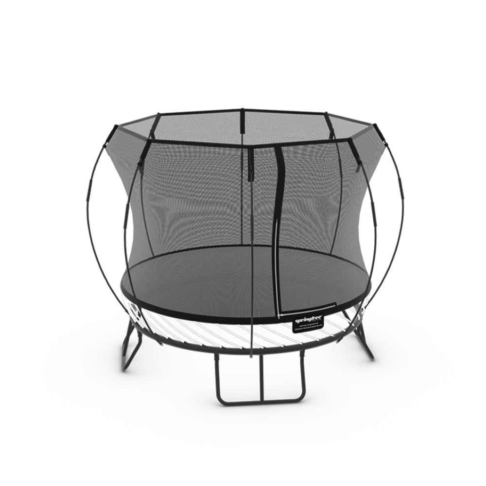 Springfree Compact Round Trampoline With Enclosure