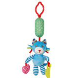 Baby Moo Animal Blue Hanging Toy / Wind Chime With Teether