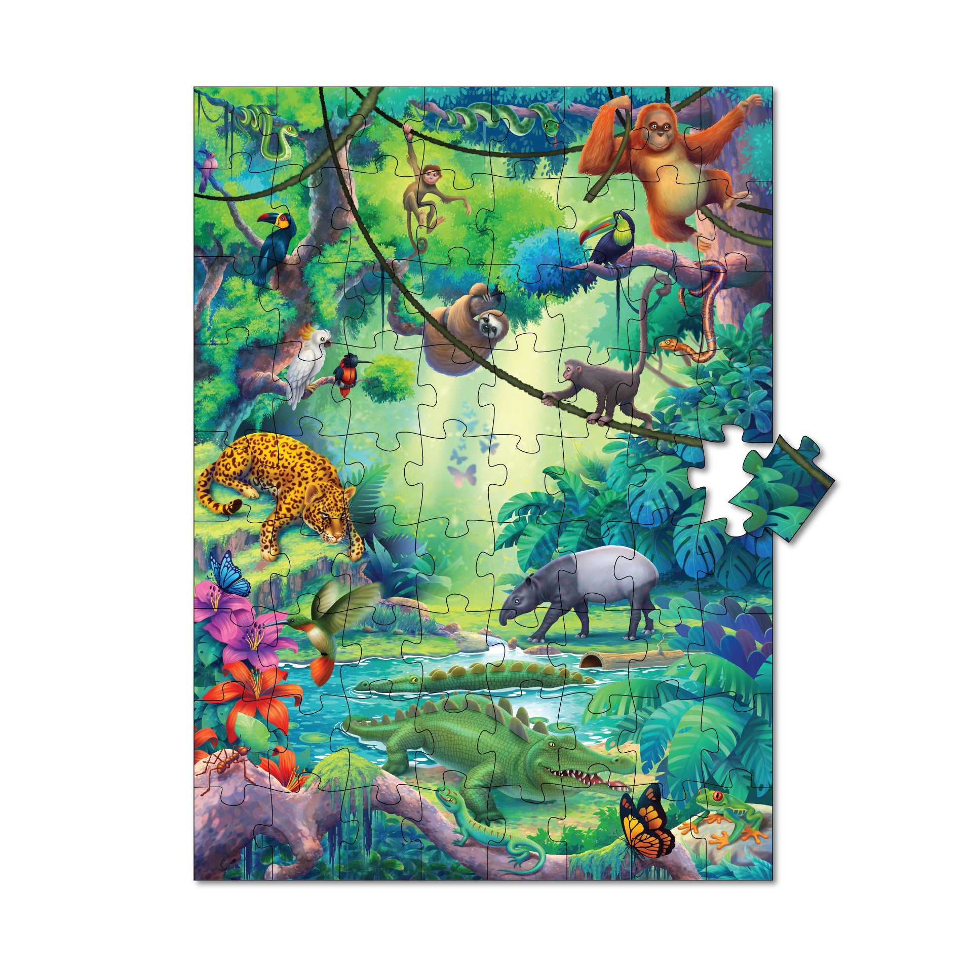Rainforest Heart Of Earth + Starry Sleepover -  72 & 60 Piece Puzzles