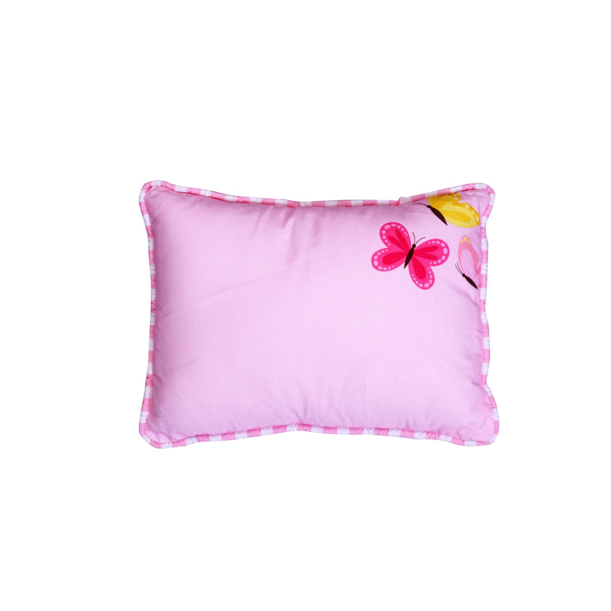 Little By Little Floral & Flutter Baby Pillow & Bolster, Pink