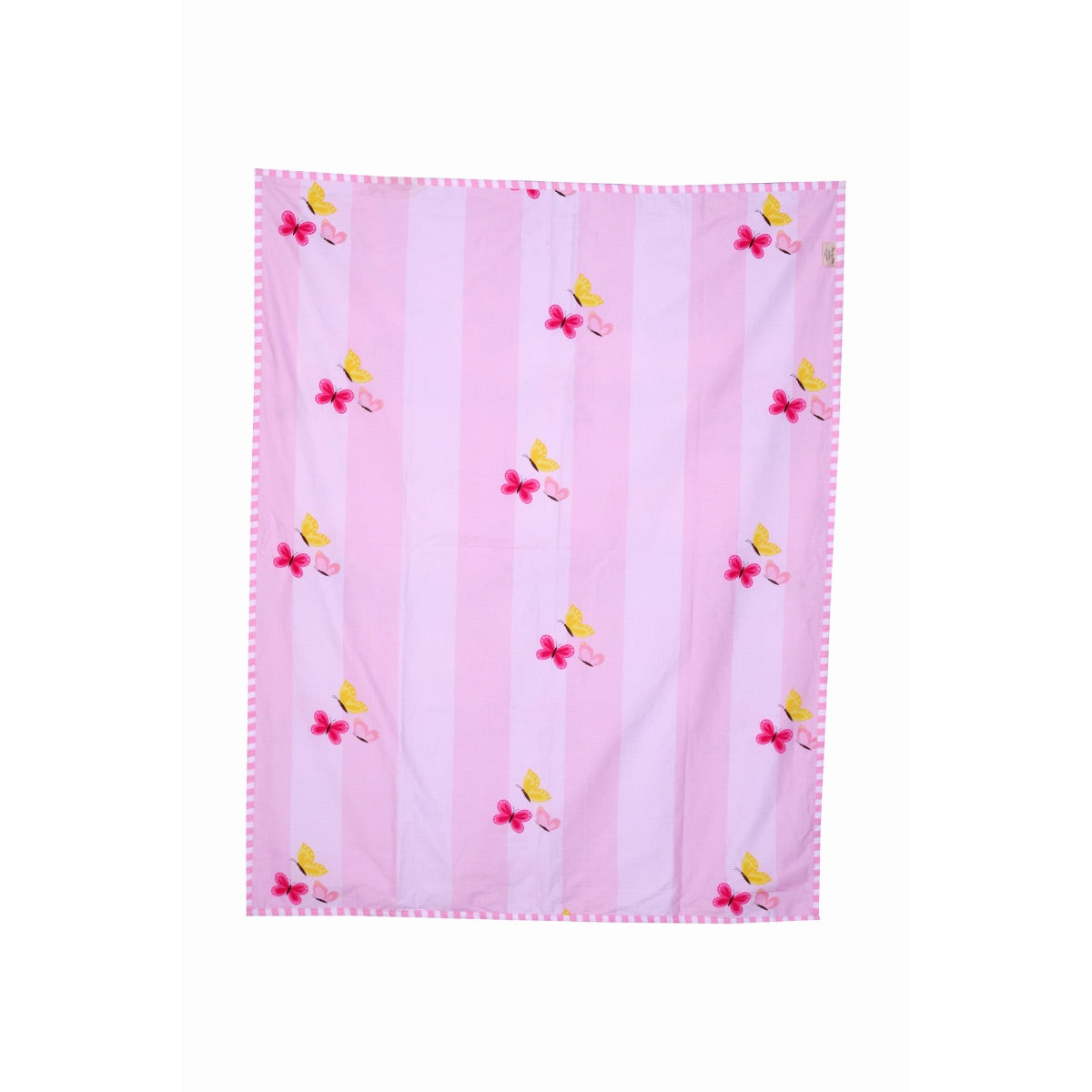 Little By Little Floral & Flutter Baby Dohar Blanket, Pink