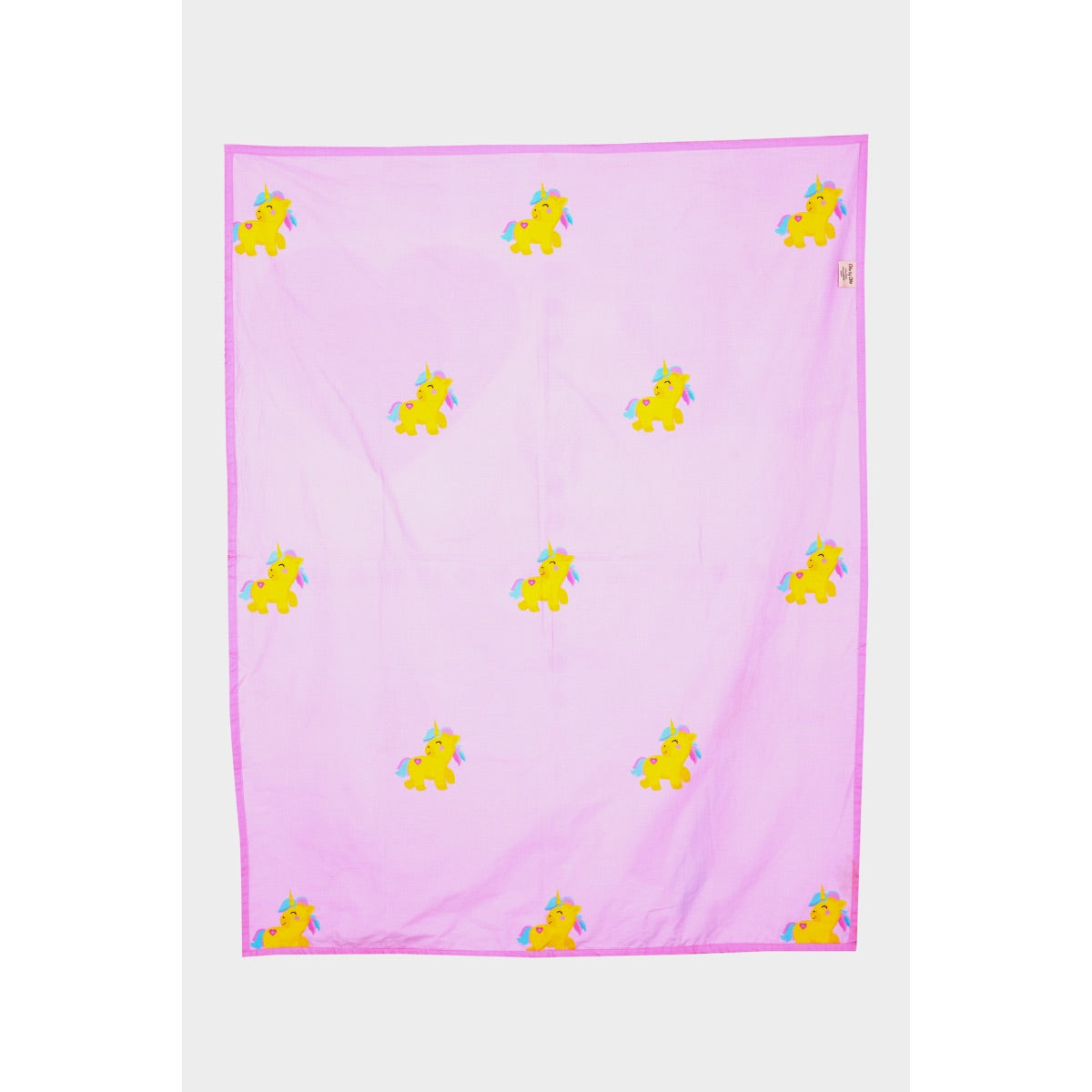 Little By Little Unicorn World Baby Dohar Blanket, Pink
