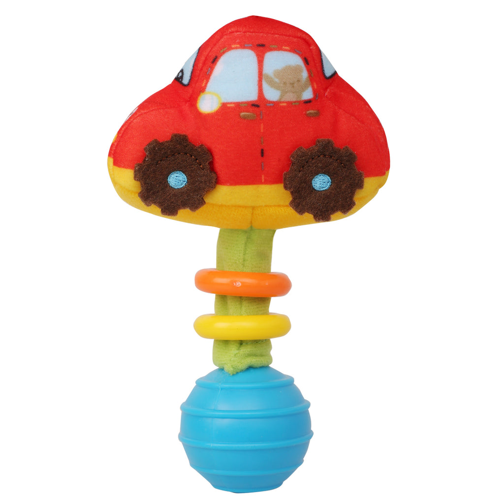 Baby Moo Car Red Handheld Rattle