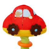 Baby Moo Car Red Handheld Rattle