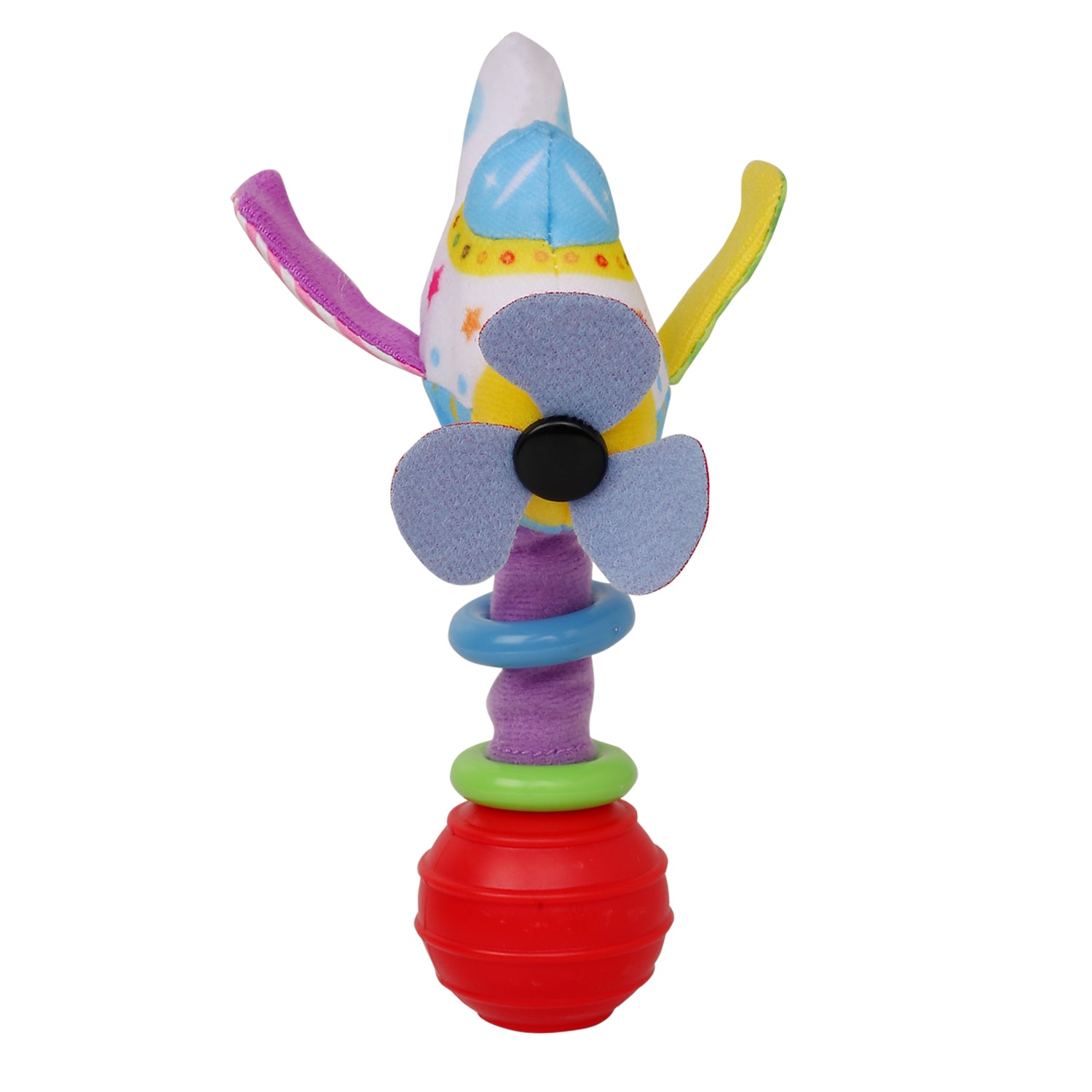 Baby Moo Helicopter Blue Handheld Rattle