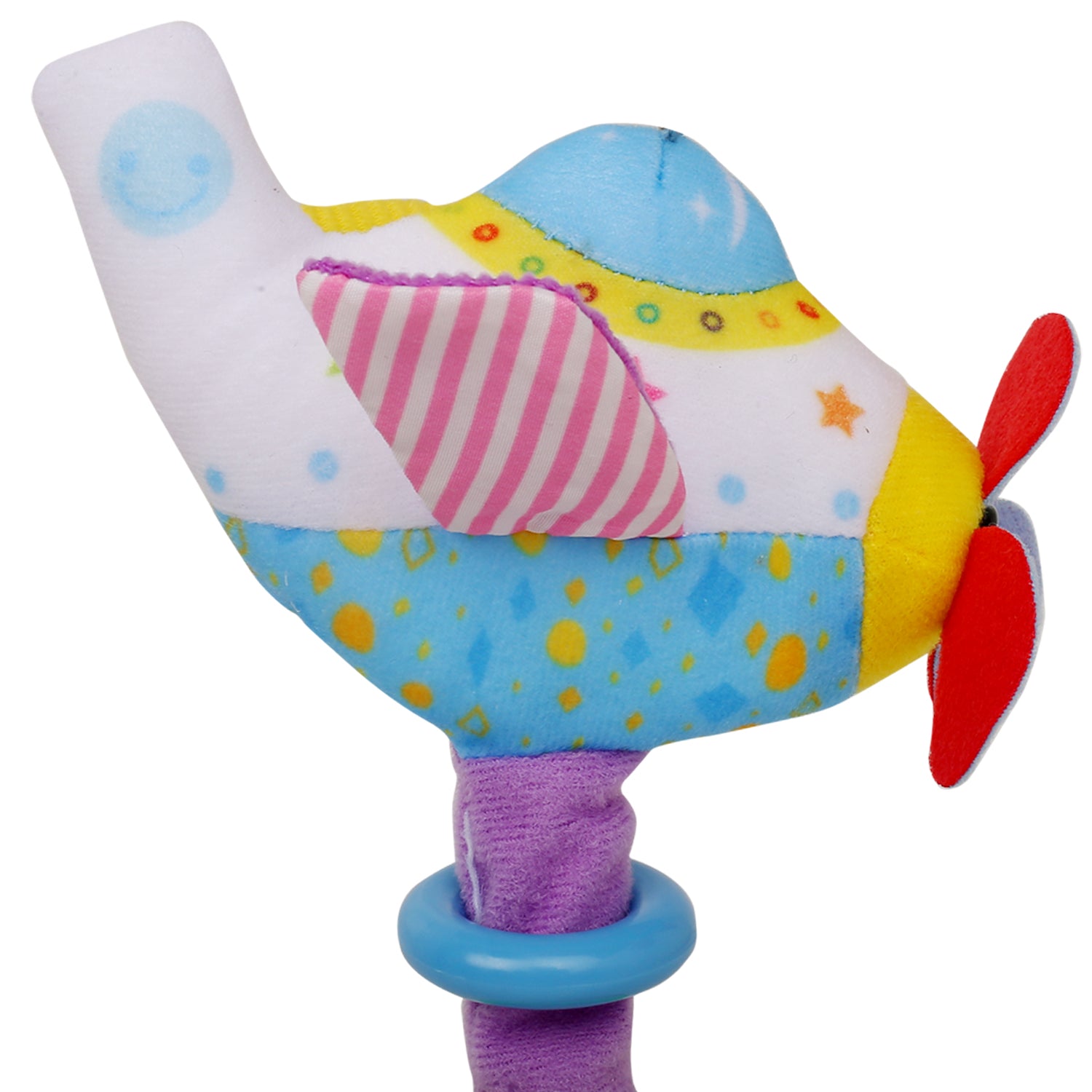 Baby Moo Helicopter Blue Handheld Rattle