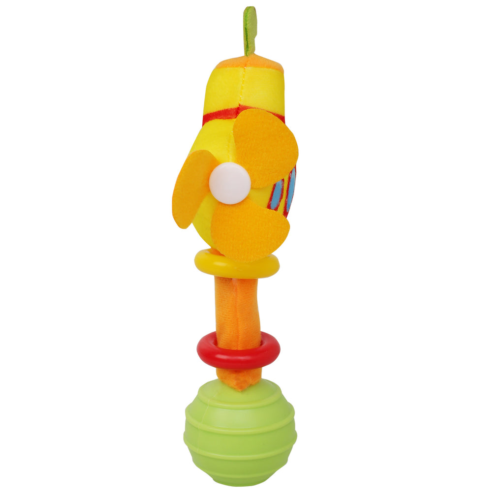 Baby Moo Submarine Yellow Handheld Rattle