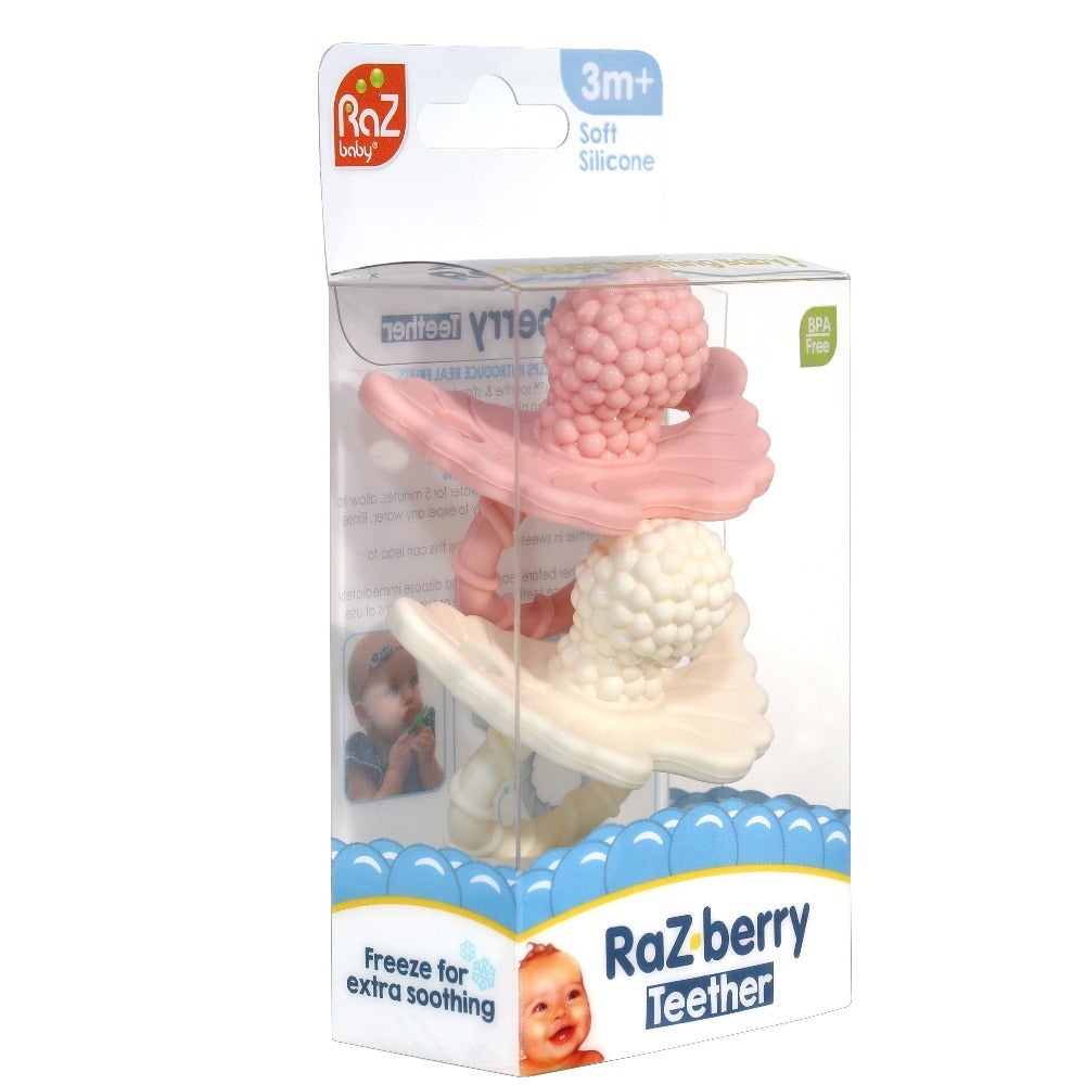 RaZbaby RaZberry Teether Pack of 2-Baby Gears-RaZbaby-Toycra