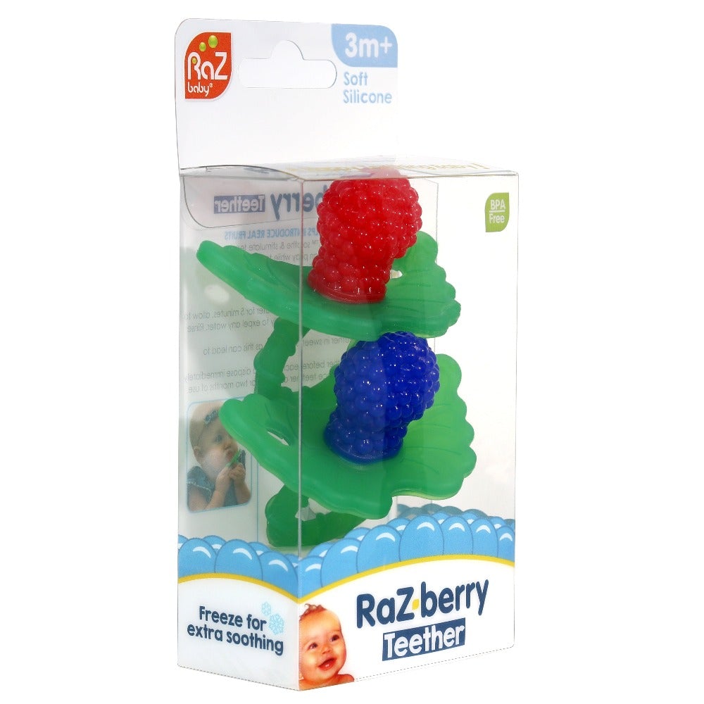 RaZbaby RaZberry Teether Pack of 2-Baby Gears-RaZbaby-Toycra