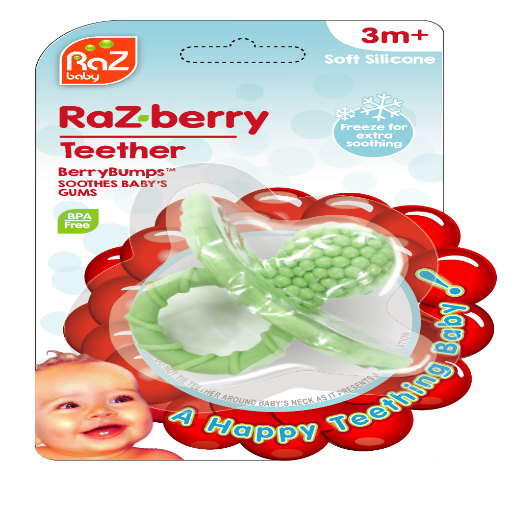 RaZbaby RaZberry Teether Single Pack-Baby Gears-RaZbaby-Toycra