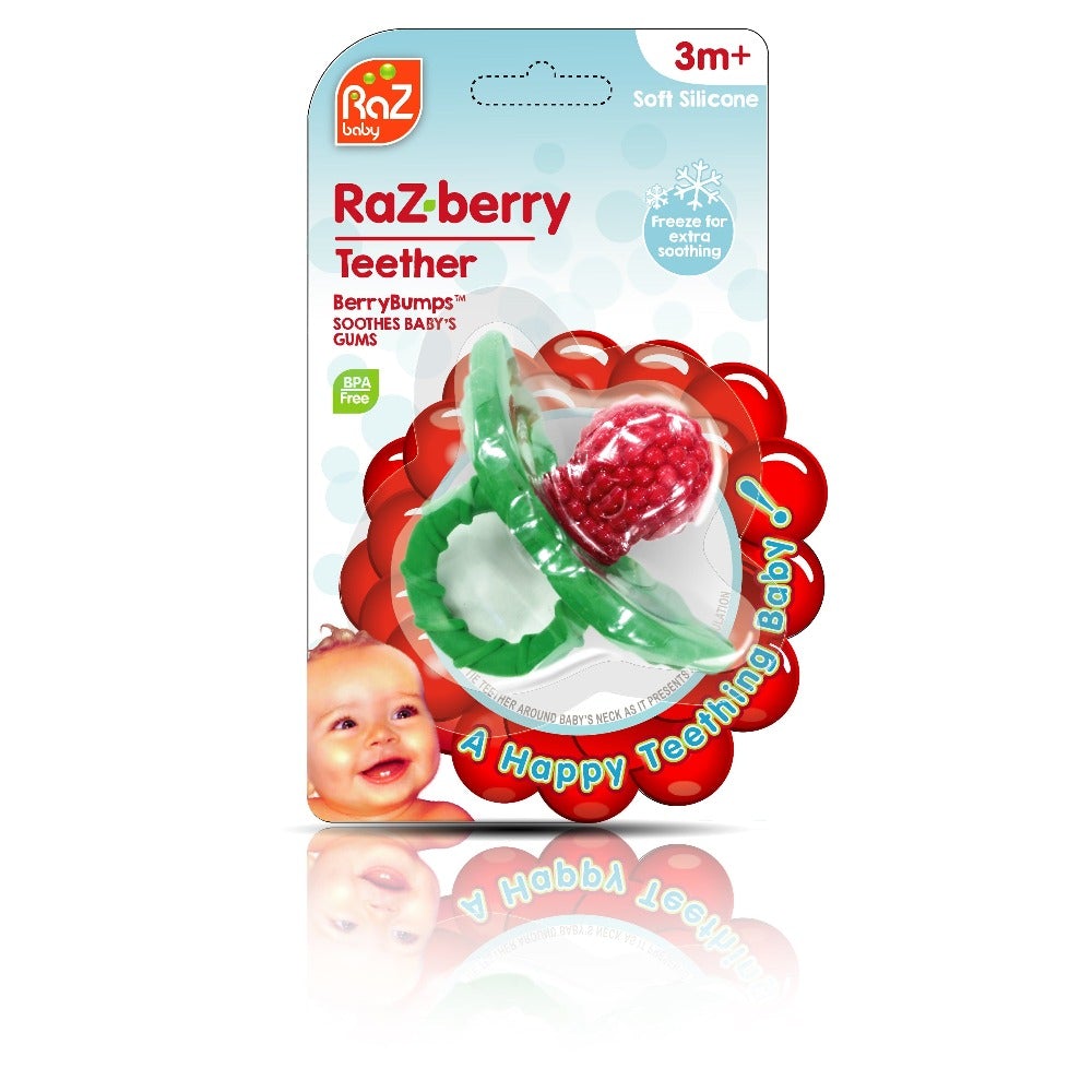 RaZbaby RaZberry Teether Single Pack-Baby Gears-RaZbaby-Toycra
