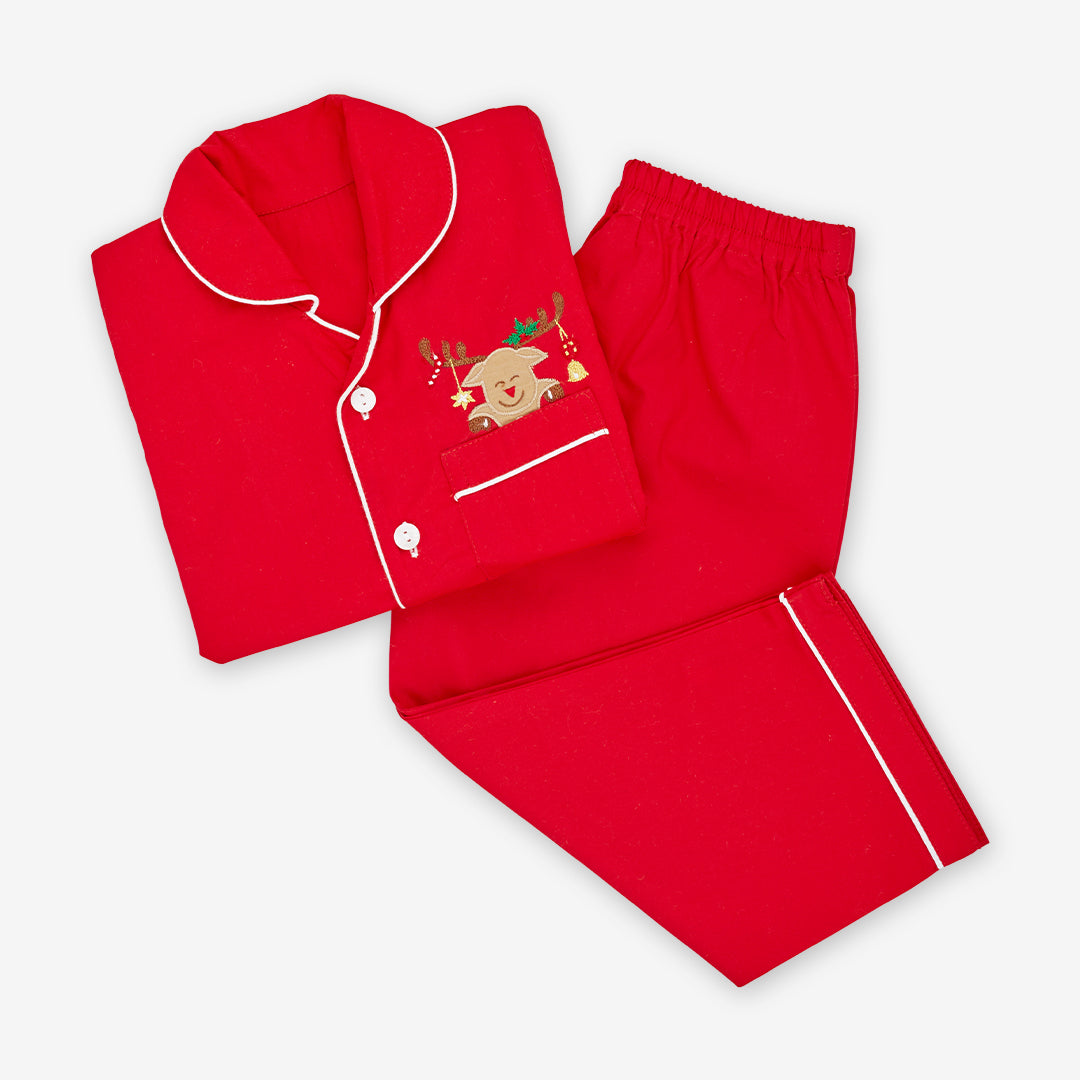 Men Reindeer Pajama Set