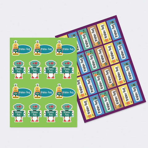 Robot - Sticker-Sheet-Set-Of-2-1