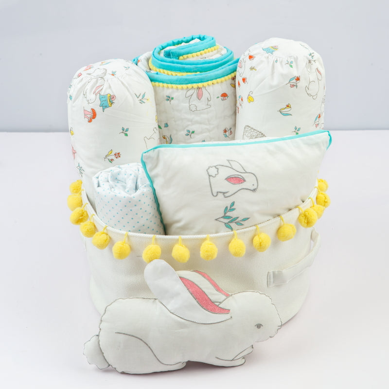 "Rockabye Baby" Organic Crib Gift Hamper (Snuggle Bunny)