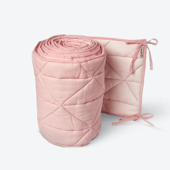 Masilo Nursery Basics - Hello Flamingo - Blush Pink Cot Bumper