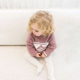 Rose Bloom Chunky Personalized Knitted Jumper