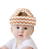 Abstract Brown Cushioned Safety Helmet