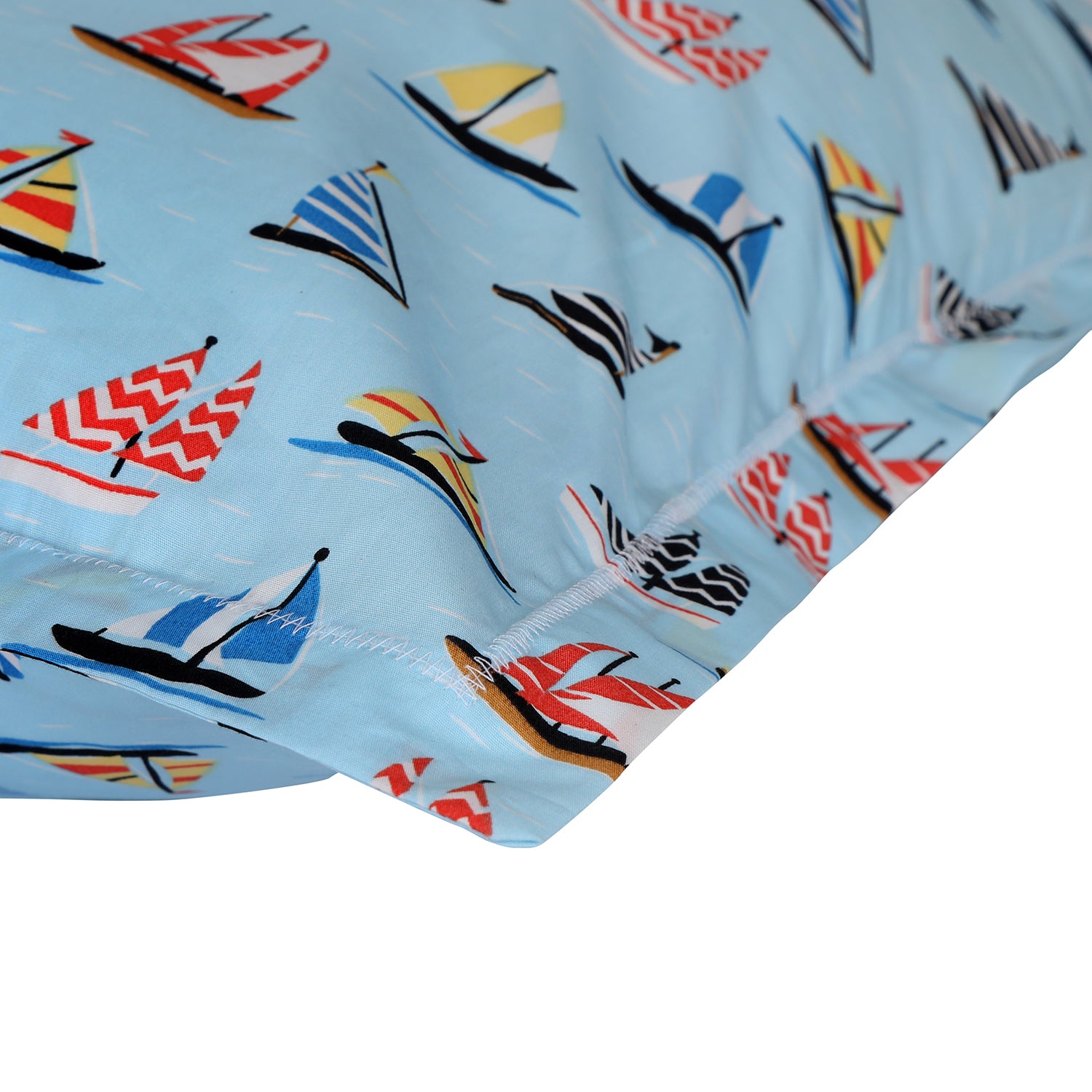 Bedsheet Set - Sailboat Bedsheet, Single/Double Bed Sizes Available