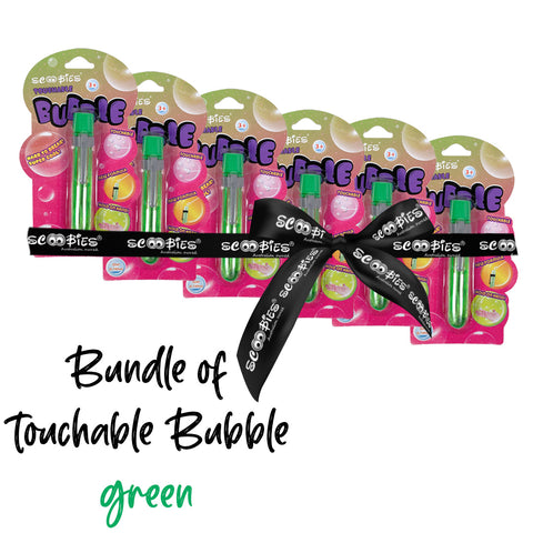 Bundle of 6 Touchable bubbles - Green