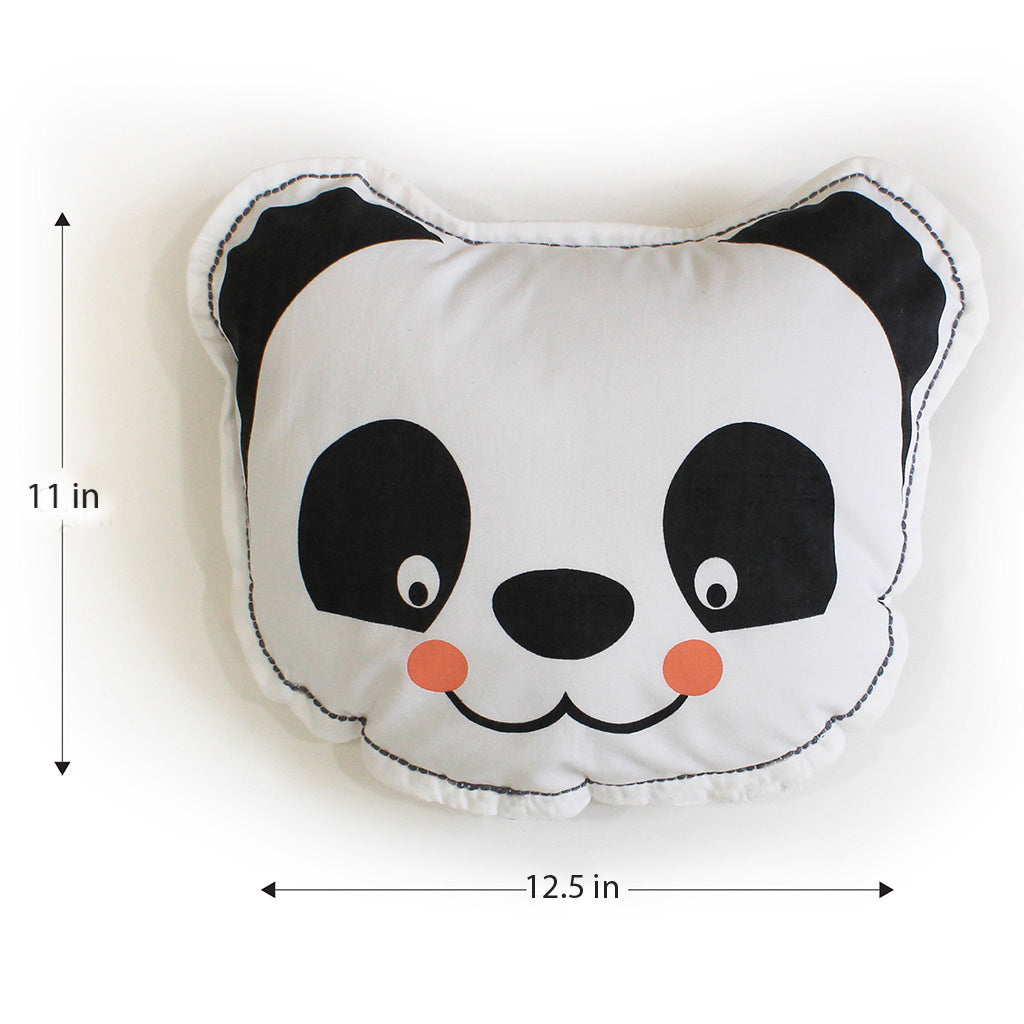 Shaped Cushion - Panda Village