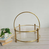 Floret Round Brass Basket