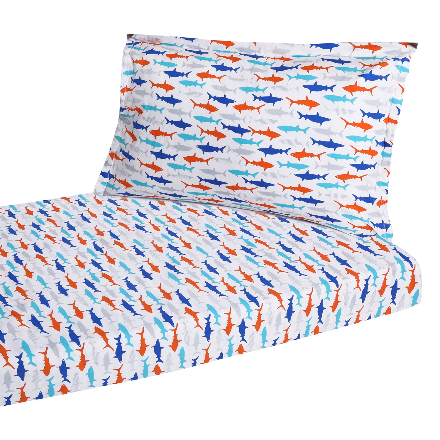 Bedsheet Set - Shark Bedsheet, Single/Double Bed Sizes Available