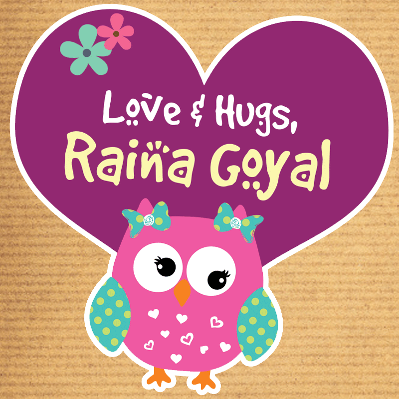 Personalised Owls Shaped Gift Stickers