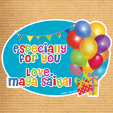 Personalised Birthday Shaped Gift Stickers