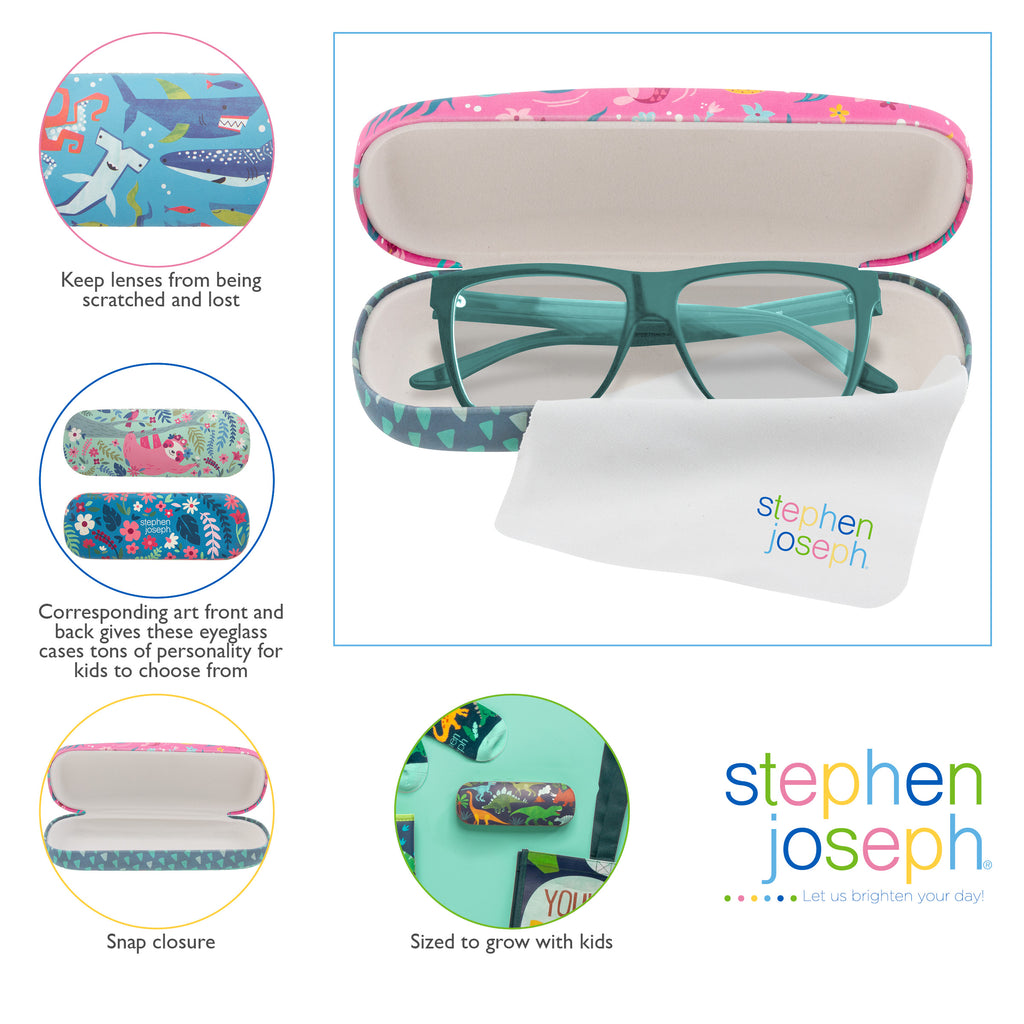 Stephen Joseph Hard Eyeglass Case - Shark